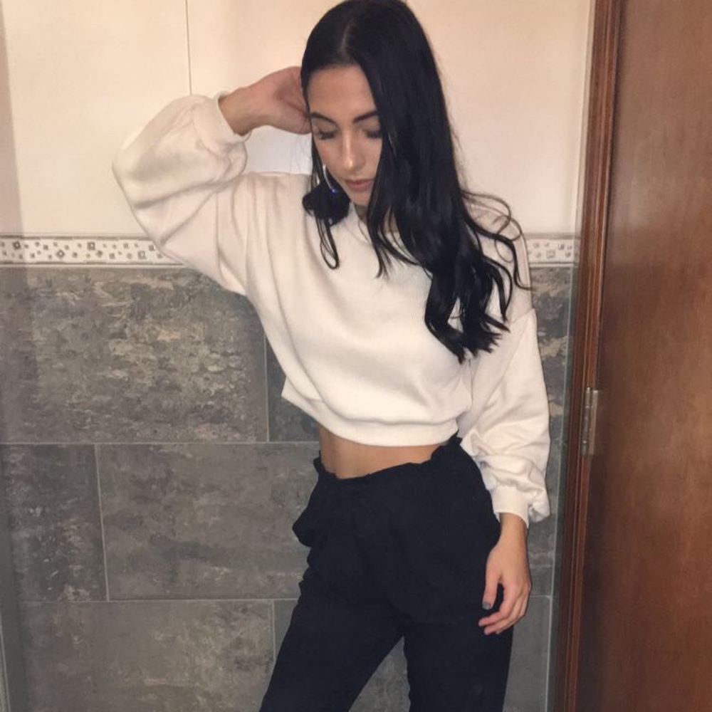 Cropped sweater
